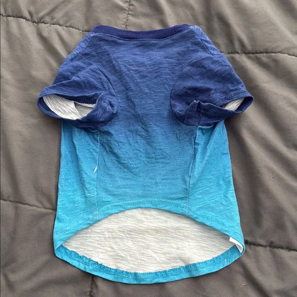 Walt Disney World Dog Clothing tee blue with Classic Characters 50th anniversary